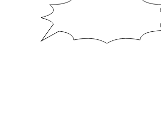 ４コマ漫画「e」の２コマ目