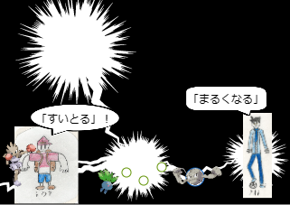 ４コマ漫画「[72]宝石大冒険×ポケットモンスター ７２話」の４コマ目