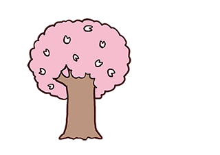 ４コマ漫画「さくらもちかさくらか」の２コマ目