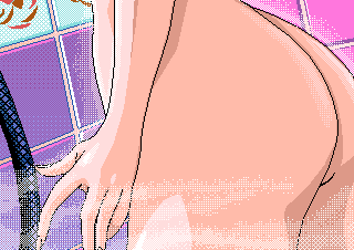 ４コマ漫画「あずさ」の３コマ目