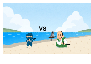 ４コマ漫画「さくら」の３コマ目
