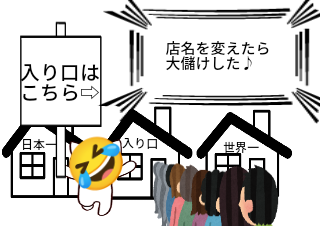 ４コマ漫画「これぞ…天下一品！」の４コマ目