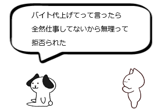 ４コマ漫画「誤PDCAサイクル」の１コマ目