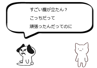 ４コマ漫画「誤PDCAサイクル」の２コマ目