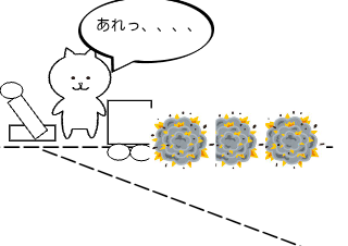 ４コマ漫画「トロッコ問題」の３コマ目