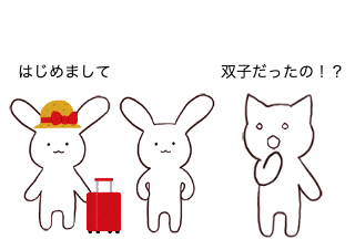 ４コマ漫画「テレビ」の４コマ目