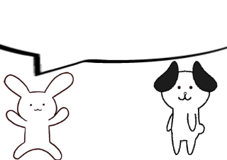 ４コマ漫画「無題」の１コマ目