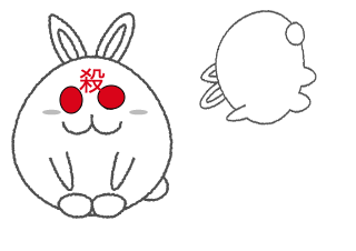 ４コマ漫画「ohayou」の４コマ目