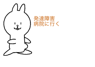 ４コマ漫画「説明苦手だが病院に行かなあかん！」の１コマ目