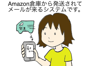 ４コマ漫画「Amazon物販の在宅ワークについて」の４コマ目
